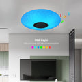 APP Smart Colorful Light Dimmable Bluetooth Speaker Lamp Home Party Bedroom LED Music Ceiling Light RGB