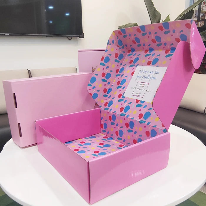 PR Packaging Box Custom Shipping Boxes Logo Design Manufacturer Large Apparel Mailing Box