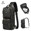 Ozuko 9661 Wholesale Outdoor Camping Hiking Crossbody Bag Sales Oxford Single Shoulder Pack Chest Bag Molle Sling Bag MegaBDM