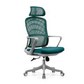 Modern Executive Mesh Task Chair Breathable Fabric Back PP Fixed Armrest High Density Foam Seat Aluminum Frame BIFMA Class 3