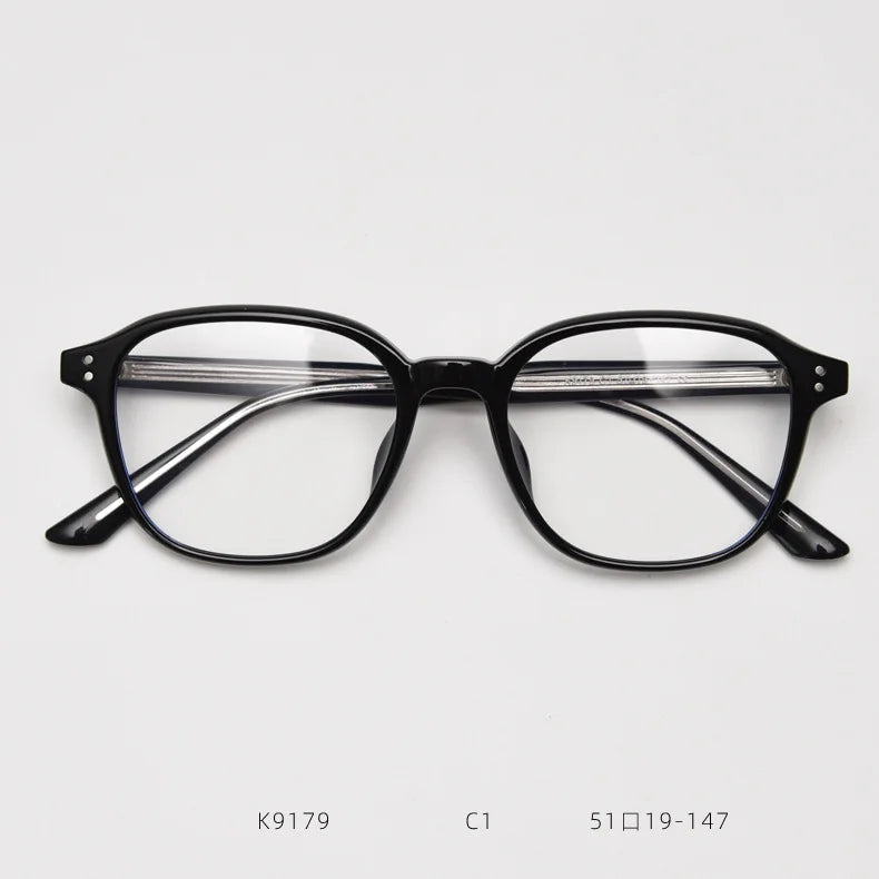 2026 Anti-blue Light UV400 Glasses for Unisex with Regular Eyeglass Frame Retro Flat Light Design Light Weight