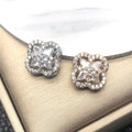 Fancy Lady Flower Shaped Rhinestone Sewing Zircon Alloy Button for Clothing Diy Wedding Decorations Gifts