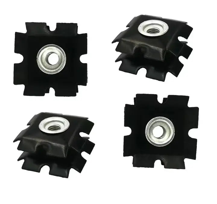 Wholesale M6 M8 Stainless Steel Star Nuts Double Layers Fitting with Polished Finish for Mining Applications