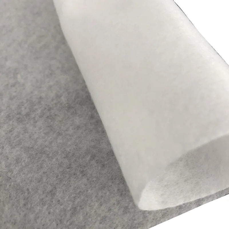 Filling Non-woven Fabric Without Fluorescent Agent Breathable Fusible Twill Memory 100% Polyester Custom Thickness