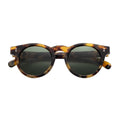 Retro Round Mazzucchelli Acetate Frame Polarized Sunglasses UV400 Sun Glasses for Men and Women with Thick Round Frame