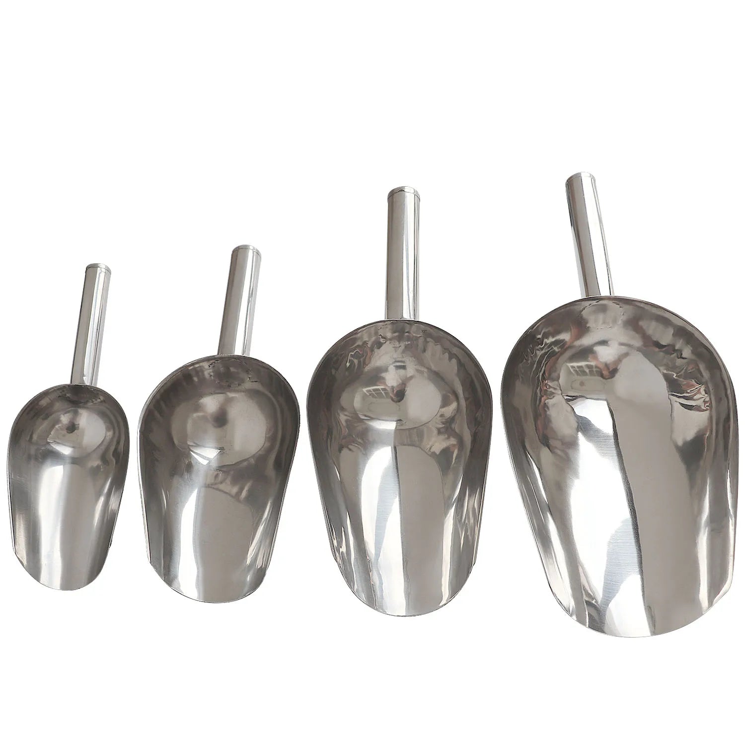 Boasta Stainless Steel Scoop for Jewelry Making Powder Handling and Laboratory Material Measuring Small Medium Large