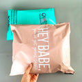 Logo Printed 100% Compostable Polymailer Courier Packaging Mail Clothes 10x13 Cornstarch Plastic Postal Mailing Polybag