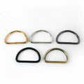 MeeTee F4-6 50mm Handbag Hardware Accessories Large Size D Ring Buckle Alloy D Rings Clasp Buckles for Luggage Connection Part