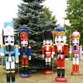 6ft Tall Life-Size Large/Giant Christmas Fiberglass Nutcracker Soldier Ornament Statue Xmas Outdoor Decoration for Sale