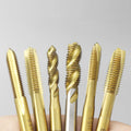 Customizable Size Screw Tip Tap M10*0.75 High-Performance Cobalt HSS Tap Titanium Plated Screw Taps