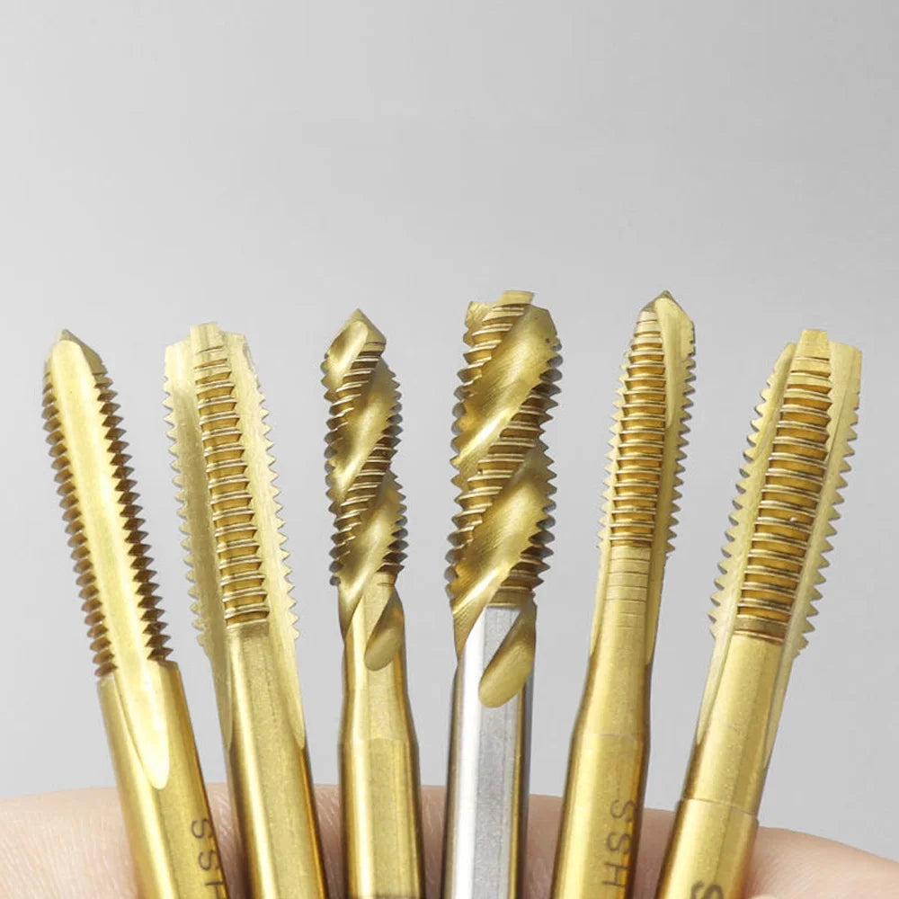 Customizable Size Screw Tip Tap M10*0.75 High-Performance Cobalt HSS Tap Titanium Plated Screw Taps
