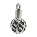 Stainless Steel Ball Urn Pendant Cremation Memorial Ashes Holder Football Charm Keepsake Jewelry Necklace Ball Locket Casket