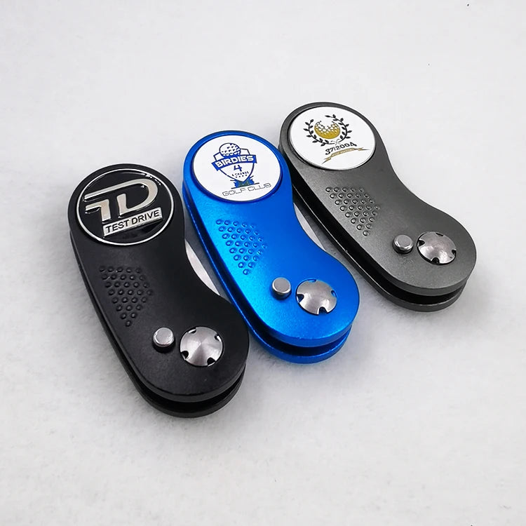 Custom Divot Repair Tools With Golf logo on the Magnetic Ball Mark
