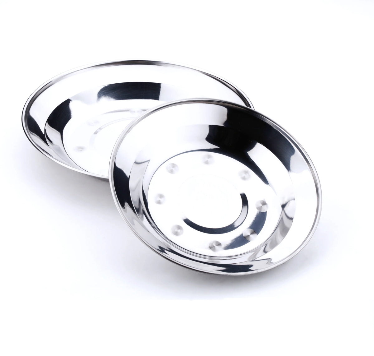 Stainless Steel Eco-Friendly Customized Handpainted Modern Round Soup Plates and Rice Soup Bowls Set for Camping Dinnerware MegaBDM