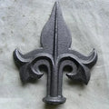 105x83mm Cast Iron Spearhead Fittings Elements Forged Decoration for Gate Fence Parts