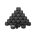 Wholesale 4oz 8oz Crafts Candle Packaging Custom Logo Options Round Black Plated Metal Tinplate Jars with Lids