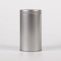 Customize logo Round Metallic Silver Custom Printing sealed Airtight Lid Metal Tin Tea Coffee Sugar Canisters