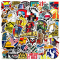 50PCS Cool Electricians Oilfield Construction Workers Hard Hat Toolbox Mechanic Sticker