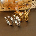 Fashion Jewelry Charm Earrings Women Geometric Hoop Earring