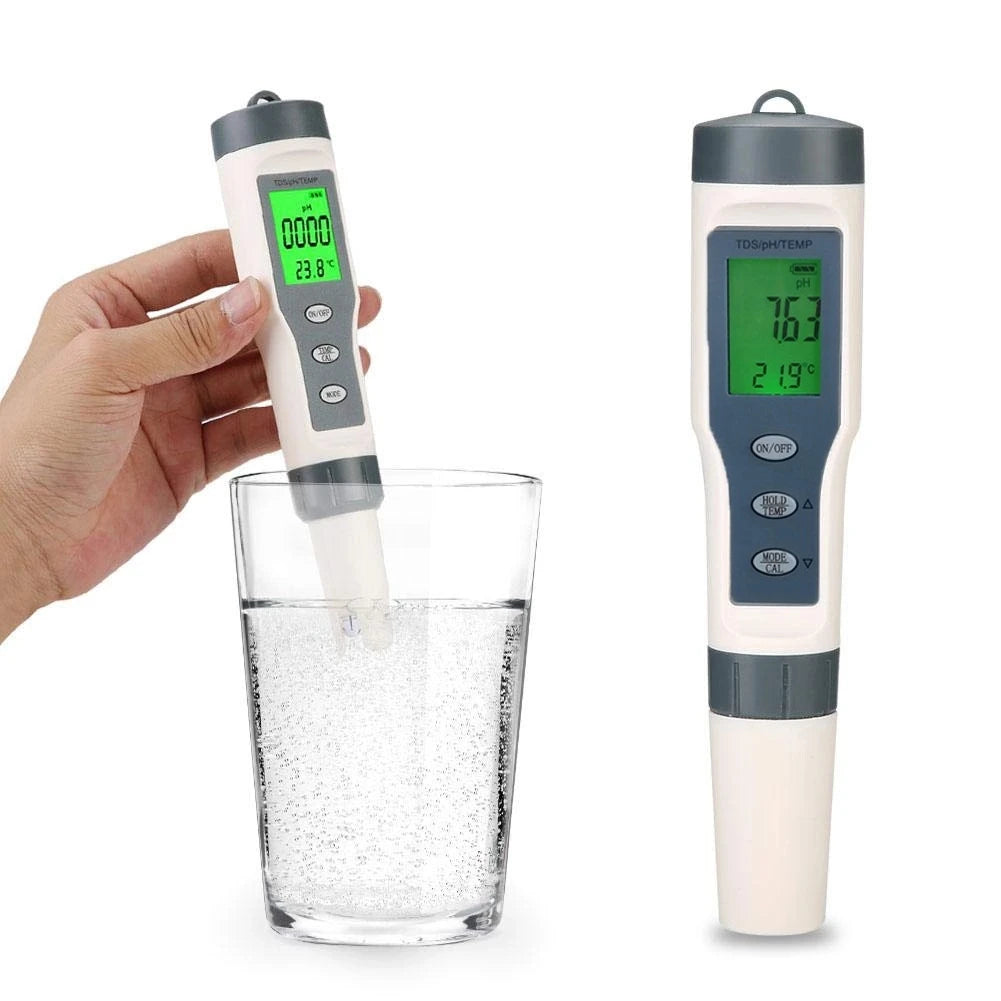 Digital TDS Meter 3 in 1 TDS Temp PH Tester Replace Probe Pen Filter Water Quality Water Purity test Tool