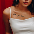 2-Week Realistic Matte Finish Plant-Based Juice Semi Permanent Temporary Tattoo Sticker