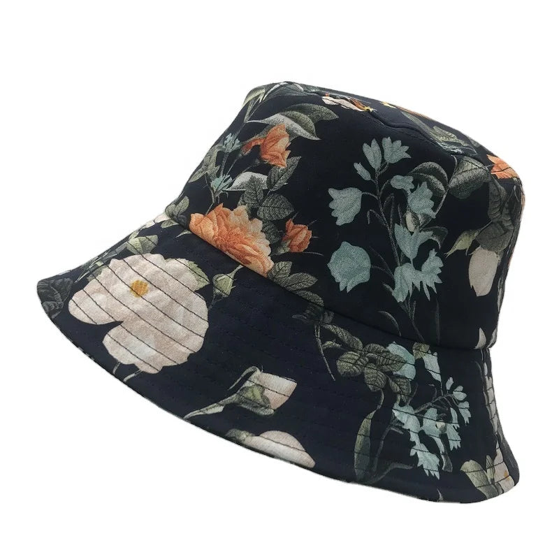 2026 Spring/Summer European American Fashion Design 100% Polyester Terry Casual Outdoor Silk Screen Printing Plus Size Bucket