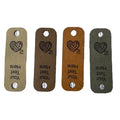 Custom First Layer Cowhide Leather Eco-Friendly Adjustable Buckle with Custom Color Logo Size & Straight Cut for Bags & Garments