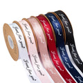 Custom Printed Satin Ribbon Single Face High Tenacity Ribbon for Gifts