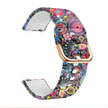 Low MOQ 20mm 22mm OEM Customized Rubber Smart Watch Straps Custom Printing Silicone Watch Band