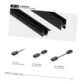 Ultra Thin Modern Magnetic Track Rail 48V DC Aluminum LED Track System with High CRI 90 for Ceiling Lighting