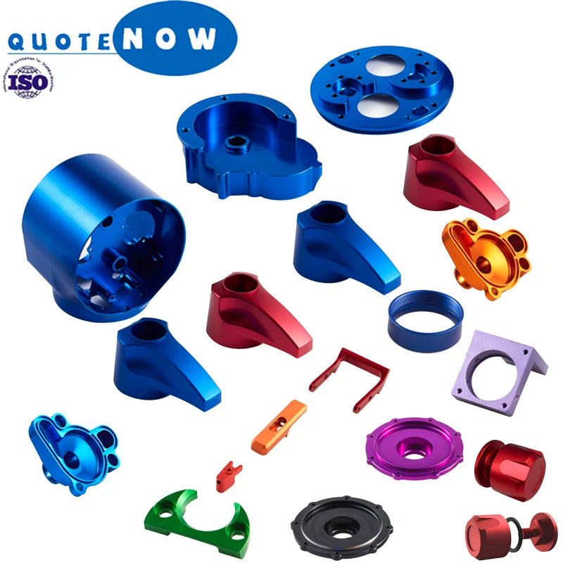 Custom CNC Machined Anodized Aluminum 3D Printing Precision CNC Spare Turning Metal Machining Milling Parts Manufacturer Service