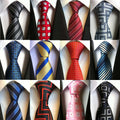 Custom Men's Tie Business Formal Wearies Gentleman Striped Plaid Quality Formal Silk Necktie Men Suit