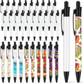 Sublimation Ballpoint Pen With Shrink Wrap White Aluminum Customized Clip Pen School Supplies for Office Stationery Supplies