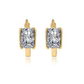 S925 Sterling Silver Gold Plated Zirconia Cubic Earrings Dinner Wedding Earrings for Women