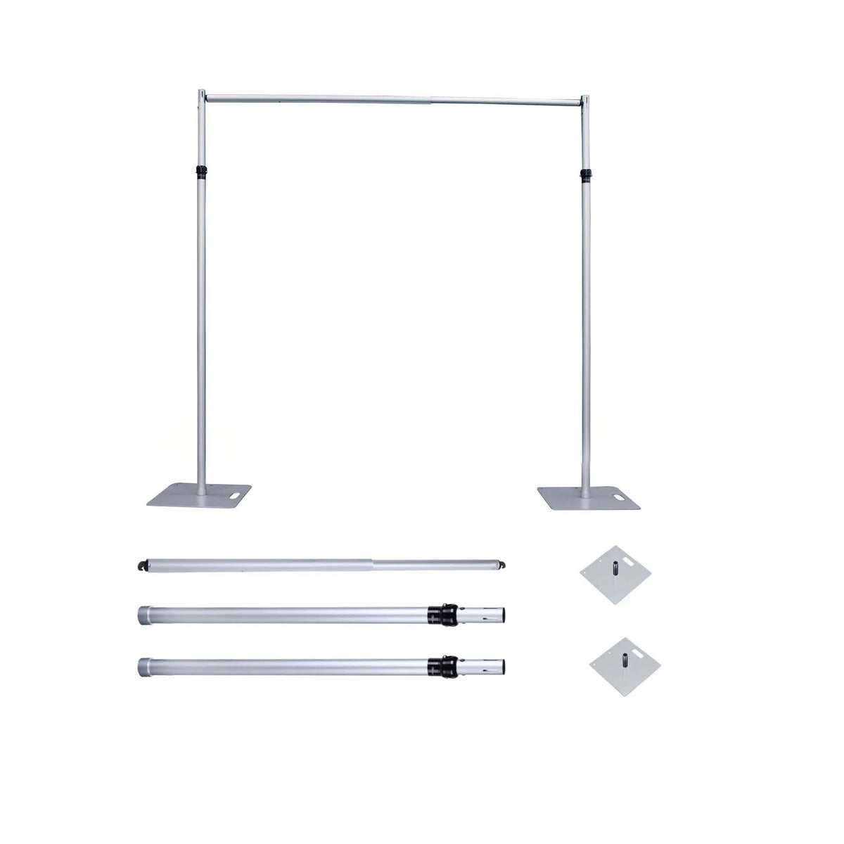 Adjustable Aluminium Alloy Pipe Wedding Backdrop Display Stand Flower Wall Stand