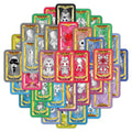 Newly 54PCS Funny Q Version Cartoon Anime Clow Card Sticker