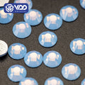 VDD 045 Blue Opal SS3-SS30 Glass Non Hotfix Rhinestones Crystal Flatback Stones Strass for DIY Nail Art Decorations