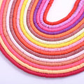 6mmDIY Soft Clay Colored Clay String Disc Spacer Beads Bracelet Necklace Spacer Jewelry Accessories