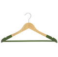 Premium Wood & Velvet Luxury Hangers with Non-Slip Chrome Hooks Eco-Friendly Custom Logo for Living Room Storage