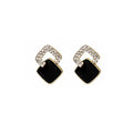 AA00765 Square Women's Alloy Fashion Stud Earrings for Wedding Engagement Party Gift