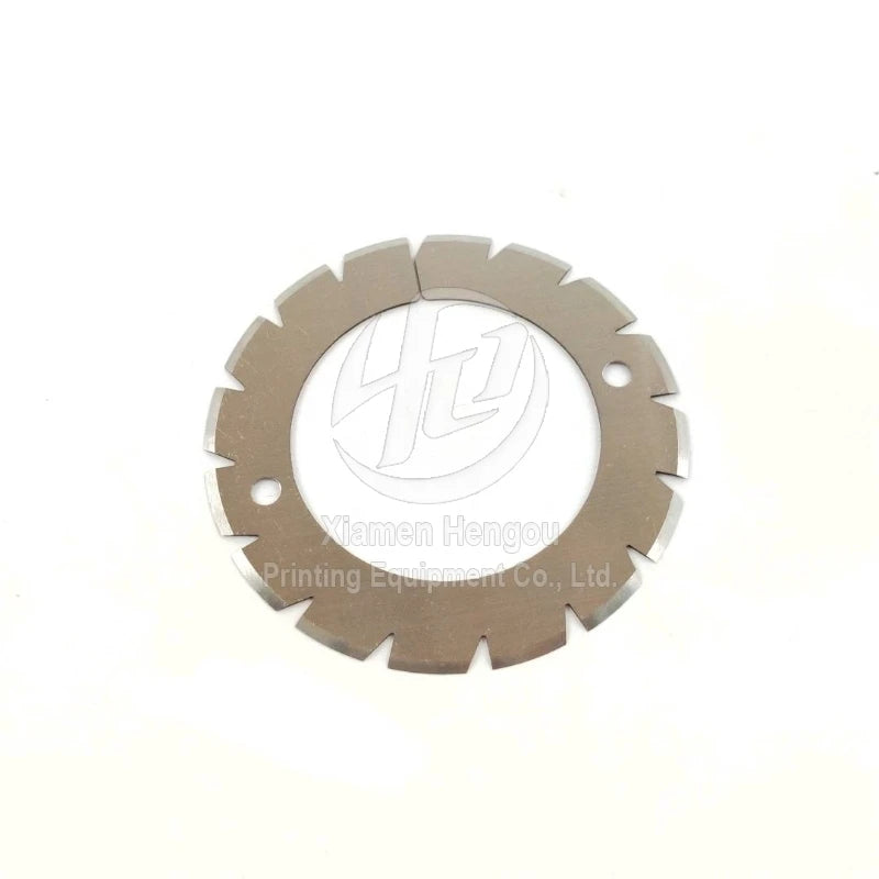 62X40X0.5mm With 16 Teeth Blade Offset Printing Machine Spare Parts