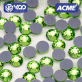 VDD 019 Peridot ACME Top Quality Hot-Fix Glass Rhinestones Crystal Flatback Stones Garment Decoration Wedding Dress