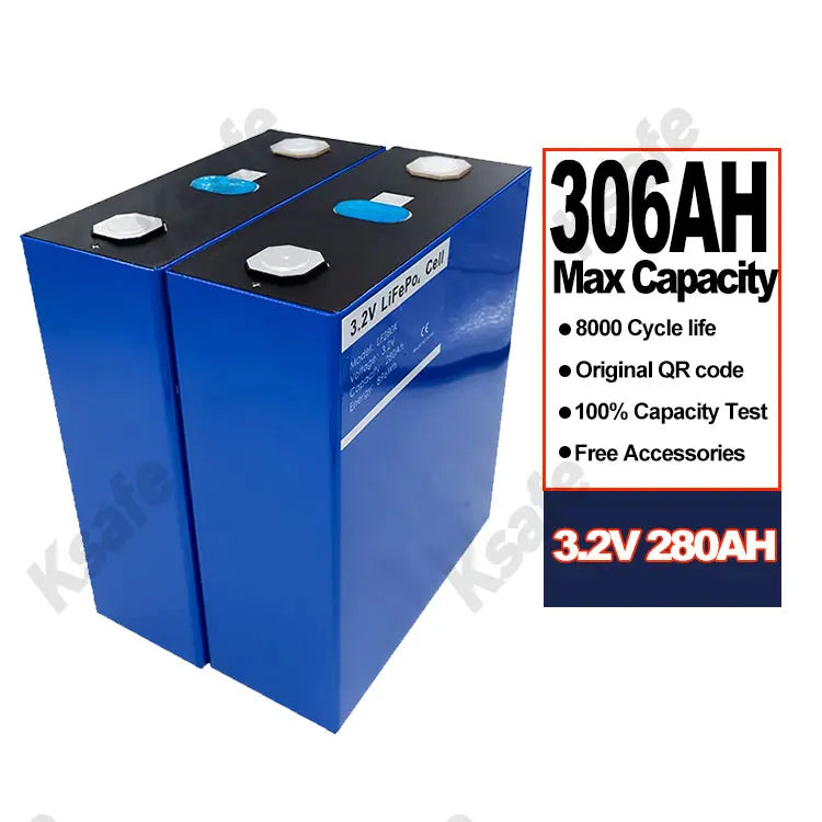 EV LF280K Deep Cycle Prismatic Lithium Ion Battery Cells 8000 Times 3.2V 280Ah for Solar System Lithium Lifepo4