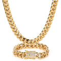 Fashion Woman 18k Gold Necklace Chain Men Custom Stainless Steel Necklace