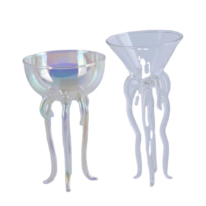 Mother-of-pearl Color Jellyfish Cup Octopus Glass Cocktail Cup