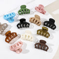 Solid Color Pumpkin Hair Grab Hair Accessories Clip Claw for Disc Hair Decoration Women Scrub Small Shark Clip Hairpins Claws