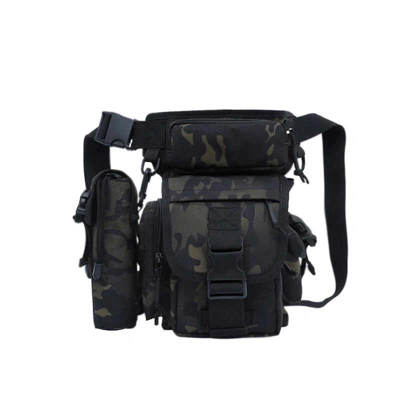 Hot Sale Waist Bag Water Bottle Bag with Pockets for Camping Training Mountaineering Bag
