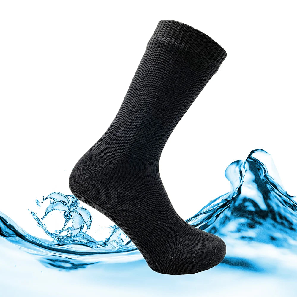 Breathable WUDU Waterproof Socks for Muslim Wudhu Outdoor Skiing Fishing Working Hiking Trekking Coolmax Liner Moisture-wicking