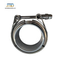 JTLD 304SS Heavy Duty 3.25 Inch V Band Clamp with Flange Male Female Stainless Steel