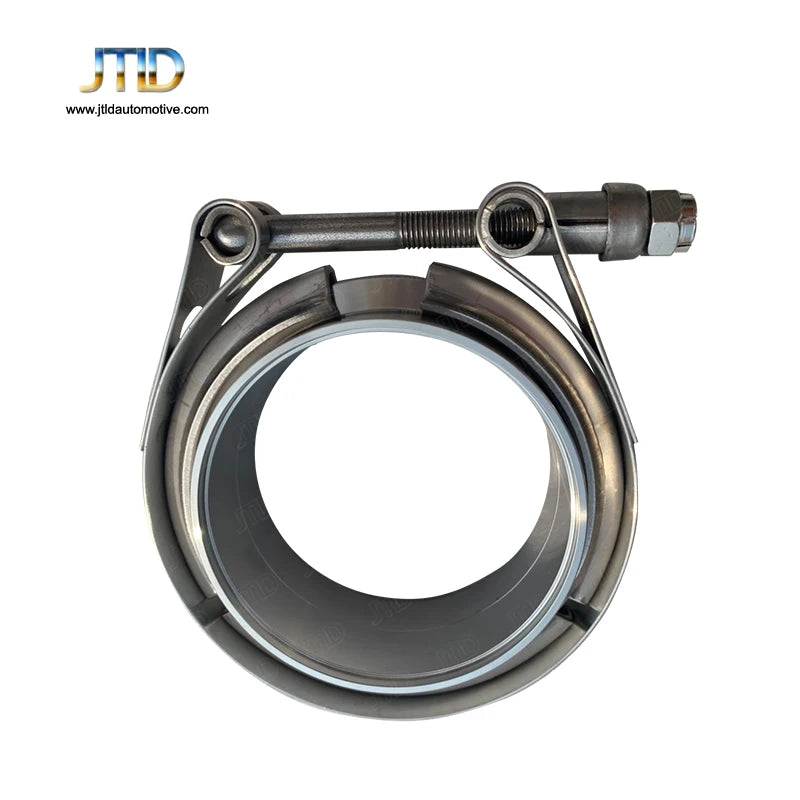 JTLD 304SS Heavy Duty 3.25 Inch V Band Clamp with Flange Male Female Stainless Steel